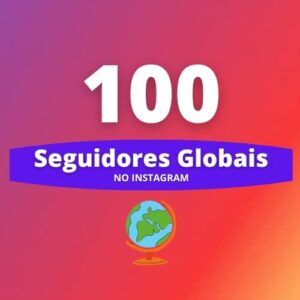 100 Seguidores Internacionais Instagram