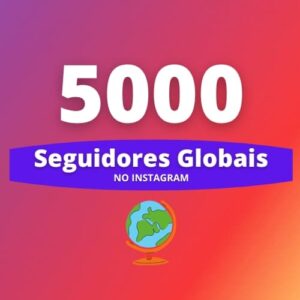 5000 Seguidores Internacionais Instagram