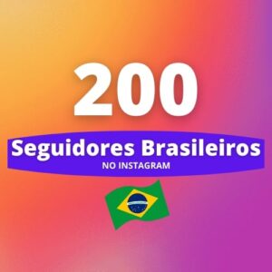 200 Seguidores Brasileiros Instagram