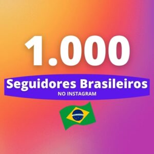 1000 Seguidores Brasileiros Instagram