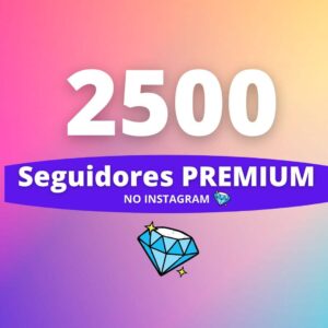 2500 Seguidores Premium Instagram